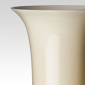 Flared Neck Glass Vase | Venini Opalino | Italianfurniture.com