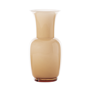 Flared Neck Glass Vase | Venini Opalino | Italianfurniture.com