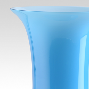 Flared Neck Glass Vase | Venini Opalino | Italianfurniture.com