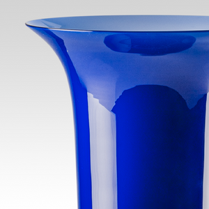 Flared Neck Glass Vase | Venini Opalino | Italianfurniture.com