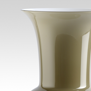 Flared Neck Glass Vase | Venini Opalino | Italianfurniture.com