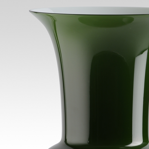 Flared Neck Glass Vase | Venini Opalino | Italianfurniture.com