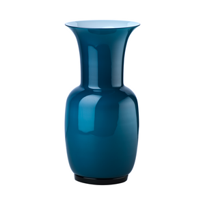 Flared Neck Glass Vase | Venini Opalino | Italianfurniture.com