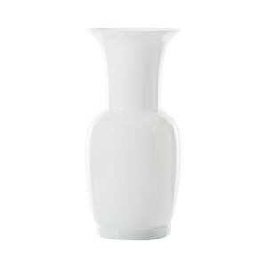 Flared Neck Glass Vase | Venini Opalino | Italianfurniture.com