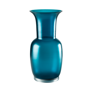 Flared Neck Glass Vase | Venini Opalino | Italianfurniture.com