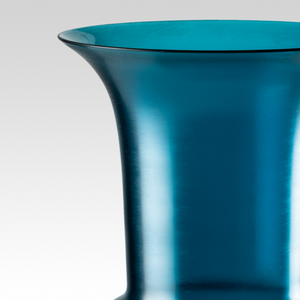 Flared Neck Glass Vase | Venini Opalino | Italianfurniture.com