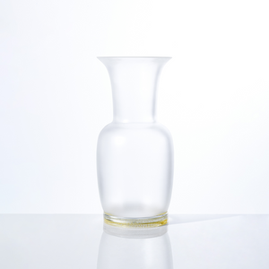 Flared Neck Glass Vase | Venini Opalino | Italianfurniture.com