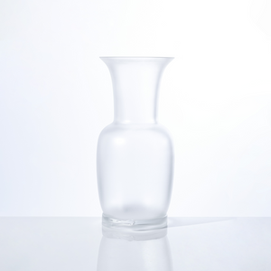 Flared Neck Glass Vase | Venini Opalino | Italianfurniture.com