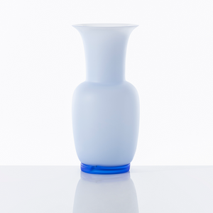 Flared Neck Glass Vase | Venini Opalino | Italianfurniture.com