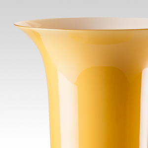 Flared Neck Glass Vase | Venini Opalino | Italianfurniture.com