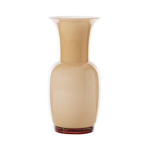 Flared Neck Glass Vase | Venini Opalino | Italianfurniture.com