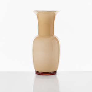 Flared Neck Glass Vase | Venini Opalino | Italianfurniture.com