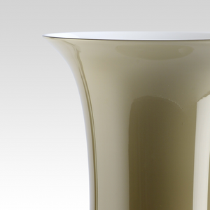 Flared Neck Glass Vase | Venini Opalino | Italianfurniture.com