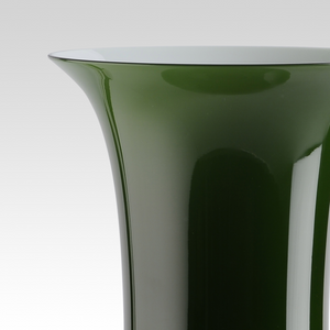 Flared Neck Glass Vase | Venini Opalino | Italianfurniture.com