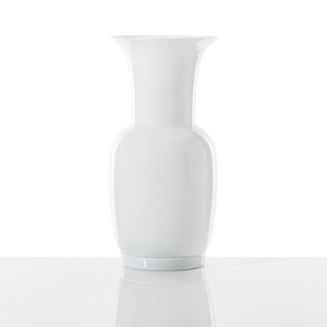 Flared Neck Glass Vase | Venini Opalino | Italianfurniture.com