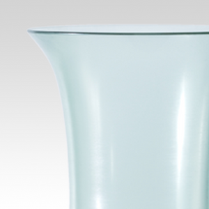 Flared Neck Glass Vase | Venini Opalino | Italianfurniture.com