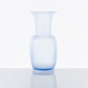 Flared Neck Glass Vase | Venini Opalino | Italianfurniture.com