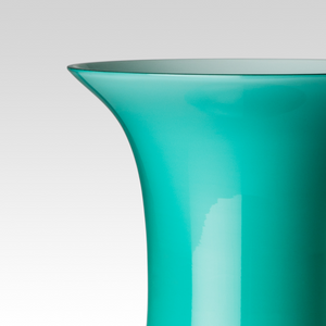 Flared Neck Glass Vase | Venini Opalino | Italianfurniture.com