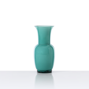 Flared Neck Glass Vase | Venini Opalino | Italianfurniture.com