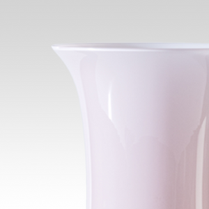 Flared Neck Glass Vase | Venini Opalino | Italianfurniture.com