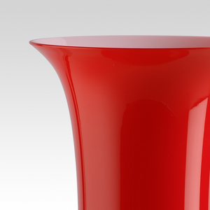 Flared Neck Glass Vase | Venini Opalino | Italianfurniture.com