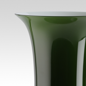 Flared Neck Glass Vase | Venini Opalino | Italianfurniture.com