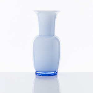 Flared Neck Glass Vase | Venini Opalino | Italianfurniture.com