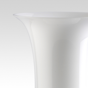 Flared Neck Glass Vase | Venini Opalino | Italianfurniture.com