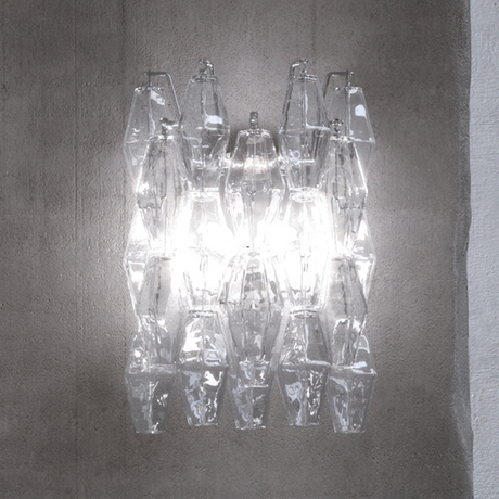 Crystal Wall Lamp | Venini Poliedri | Italianfurniture.com