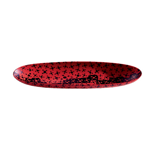 Dotted Glass Elongated Tray | Venini Murrine Opache | Italianfurniture.com