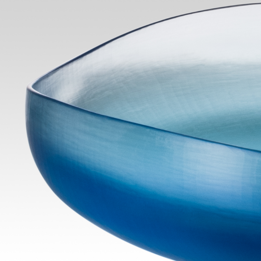 Wavy-Edged Glass Vase | Venini Battuti