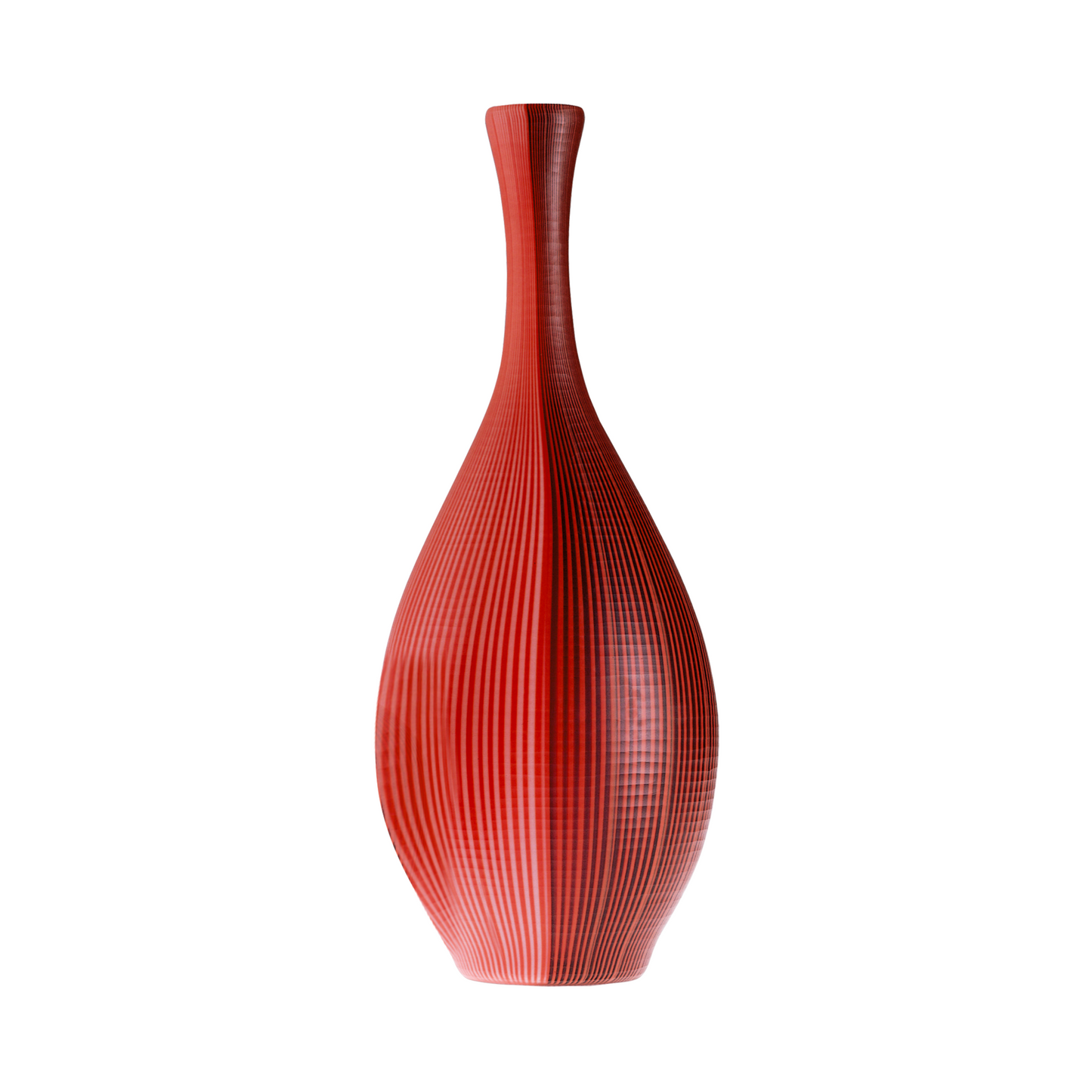 Striped Wavy Vase | Venini Tessuti Battuti | Italianfurniture.com