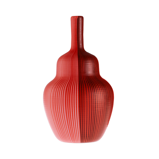 Striped Wavy Vase | Venini Tessuti Battuti | Italianfurniture.com