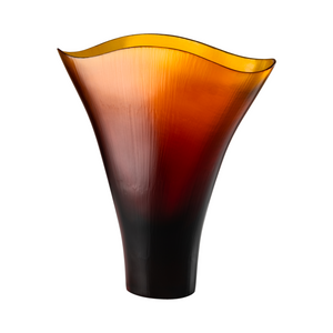 Wavy-Edged Glass Vase | Venini Battuti