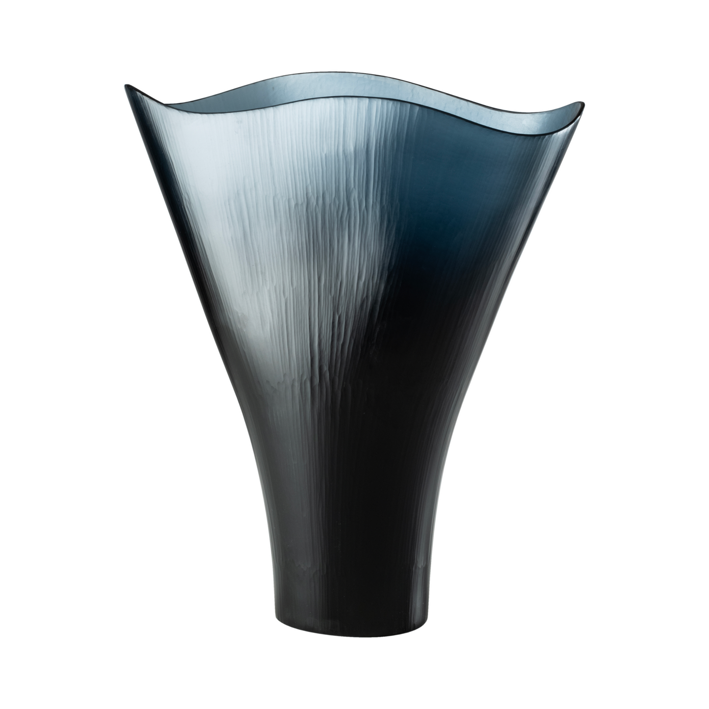 Wavy-Edged Glass Vase | Venini Battuti