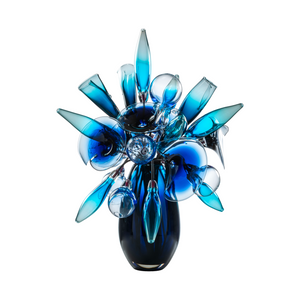 Floral Glass Vase Sculpture | Venini Fuochi Boreali | Italianfurniture.com