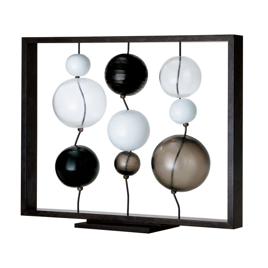 Framed Spheres Deco Object | Venini Circo Di Lune | Italianfurniture.com