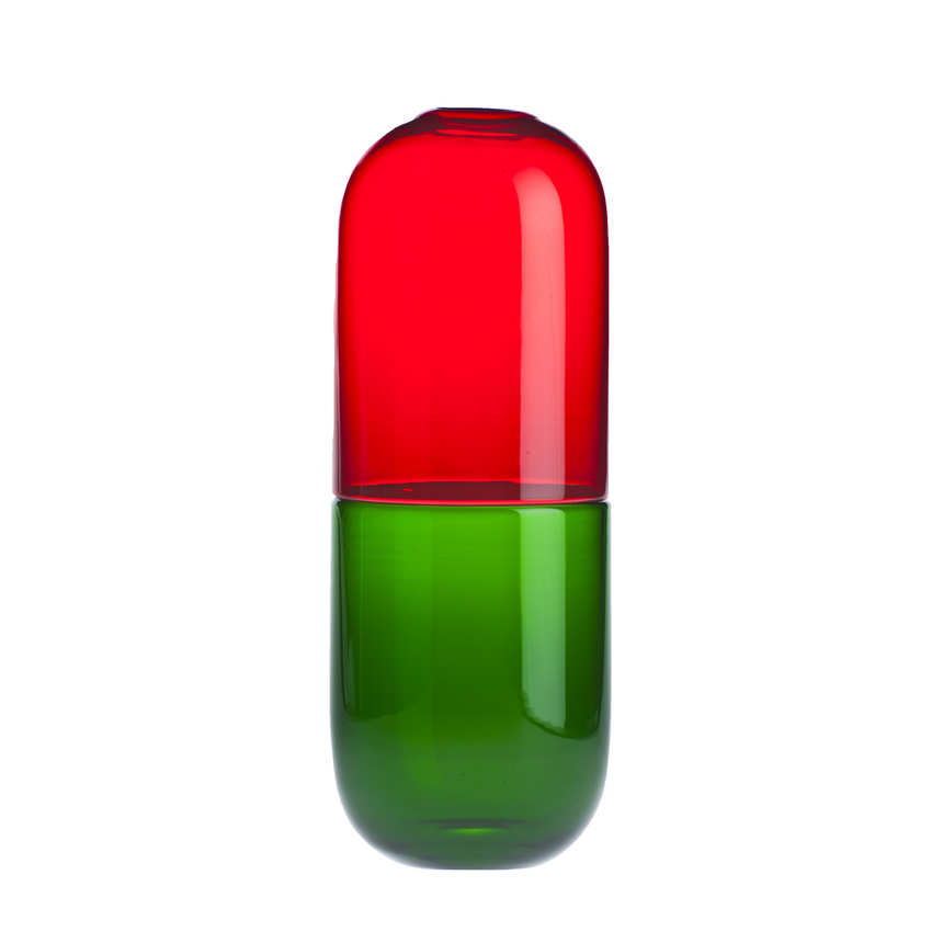 Two-Toned Cylindrical Vase | Venini Happy Pills | Italianfurniture.com