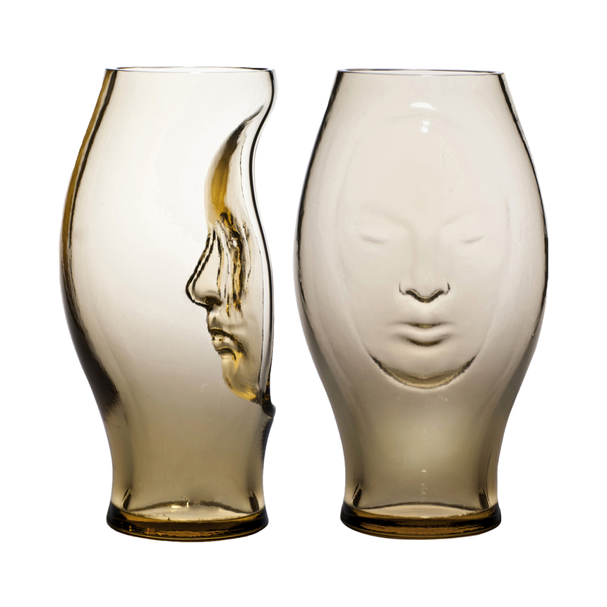 Face Sculpted Glass Vase | Venini Murana | Italianfurniture.com