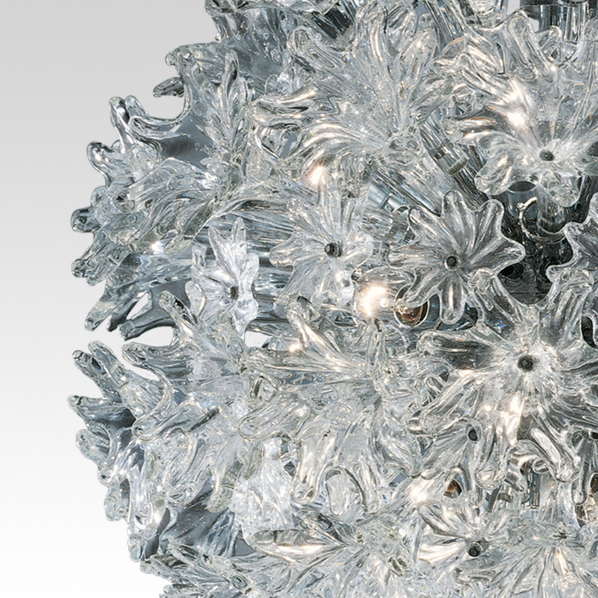 Flower Crystal Chandelier | Venini Esprit | Italianfurniture.com