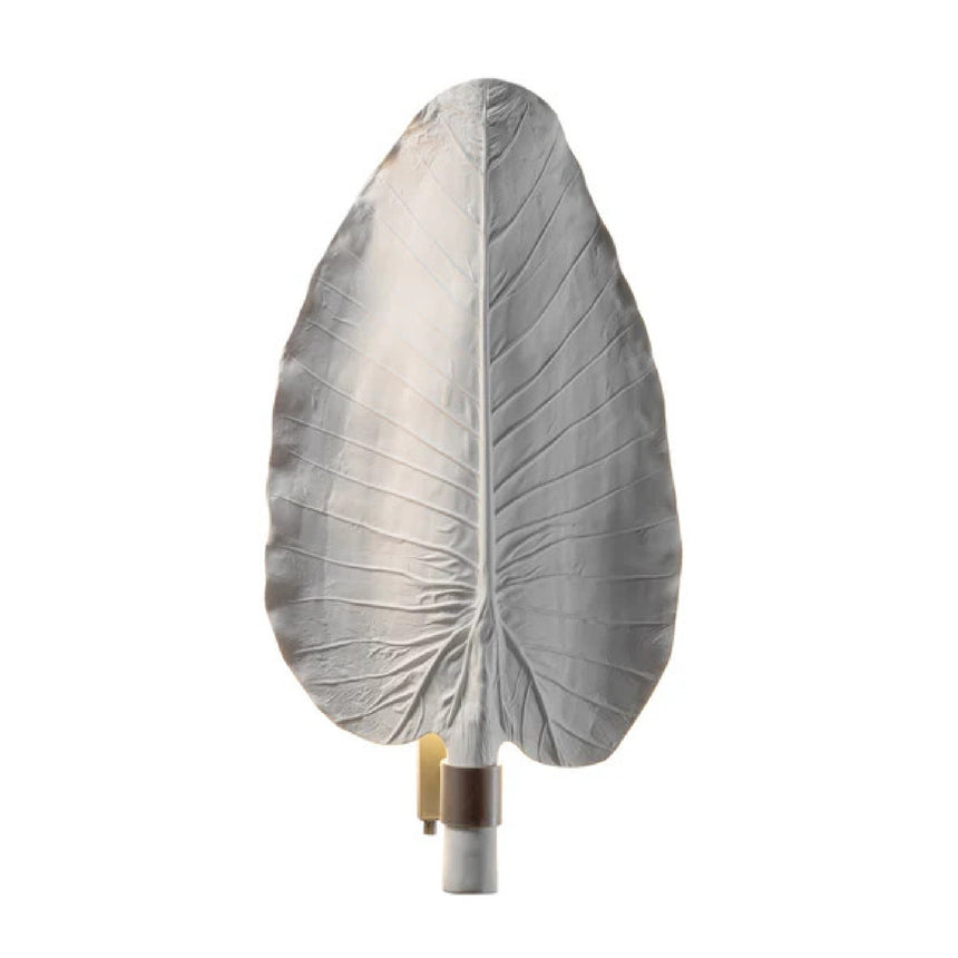 Leaf-Shaped Porcelain Wall Lamp | Villari Acapulco