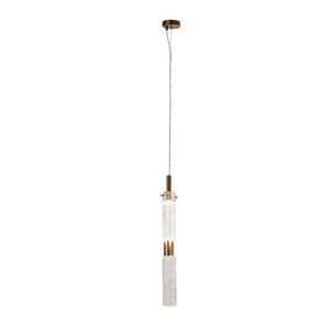 Cylindrical Glass Pendant Lamp | Villari Drum
