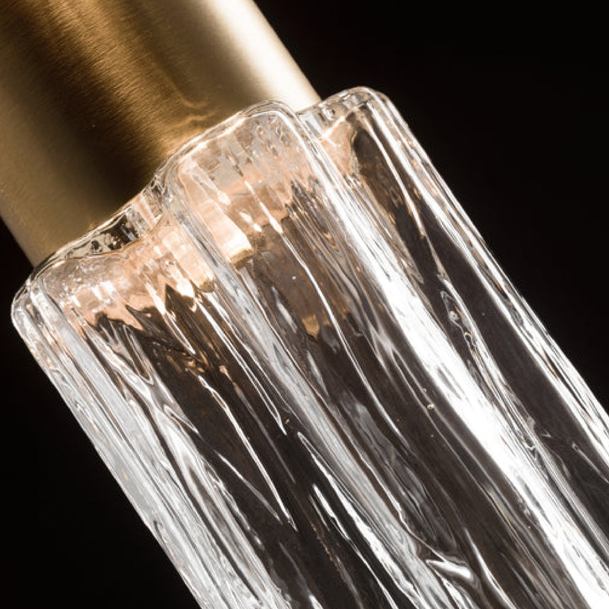 Cylindrical Glass Pendant Lamp | Villari Drum