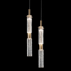 Cylindrical Glass Pendant Lamp | Villari Drum