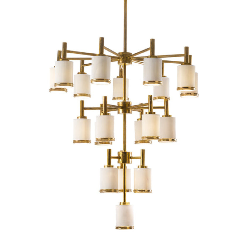 Gold Framed 19-Light Chandelier L | Villari Gilda