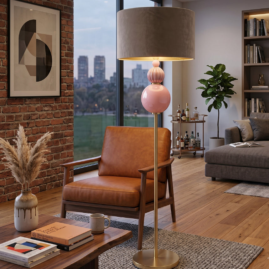 Stacked Sphere Floor Lamp | Villari Lady V