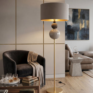 Stacked Sphere Floor Lamp | Villari Lady V