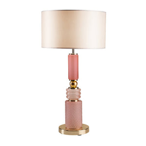 Pink Glass Table Lamp | Villari Lolite Fifi