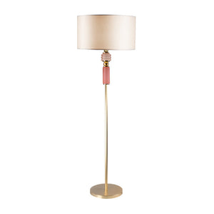 Pink Glass Floor Lamp | Villari Lolite Fifi