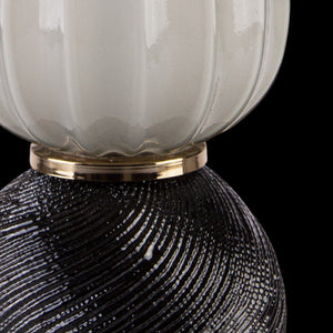 Porcelain & Glass Table Lamp | Villari Ares